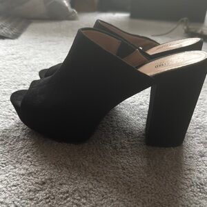 Mossimo Supply Co. Black Platform Mules & Clogs